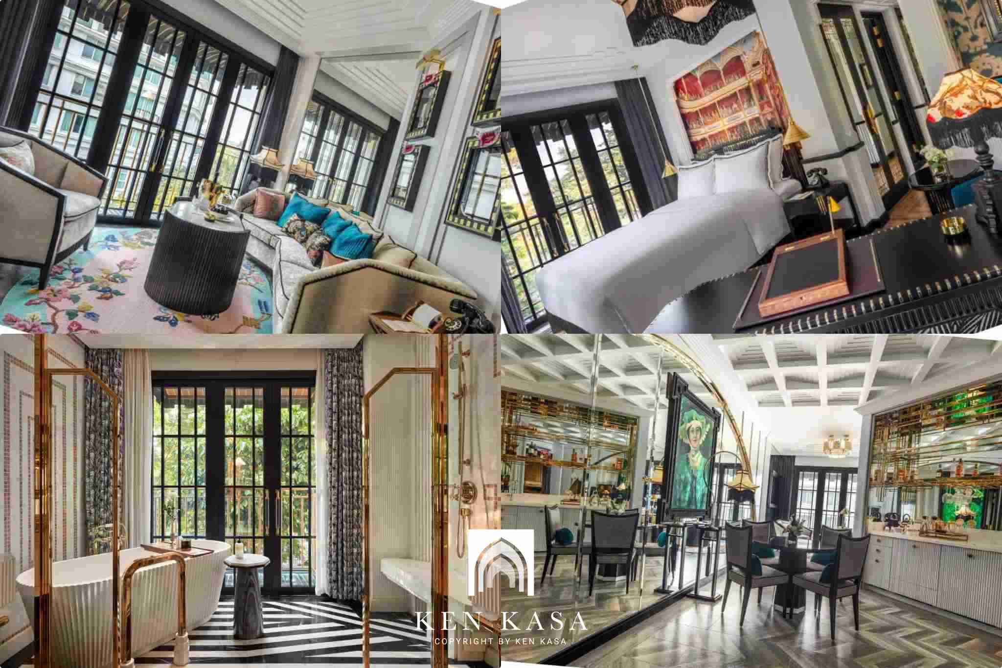 Mẫu thiết kế phòng suite của Capella Hanoi Hotel 
